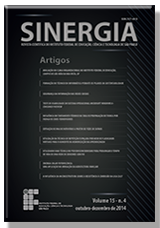 					Visualizar v. 15 n. 4 (2014): Revista Sinergia - ISSN 2177-451X
				