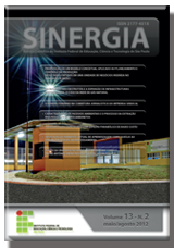 					Visualizar v. 13 n. 2 (2012): Revista Sinergia - ISSN 2177-451X
				