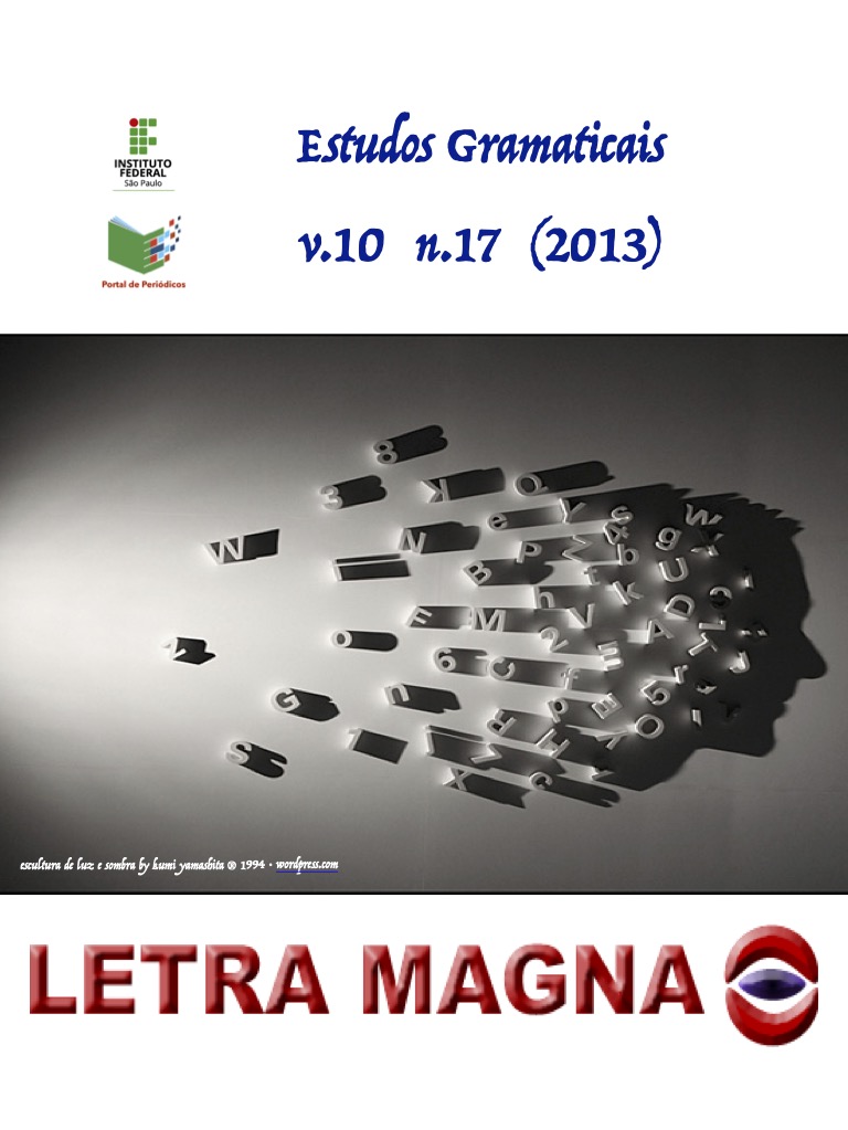 					Visualizar v. 10 n. 17 (2013): Estudos Gramaticais
				